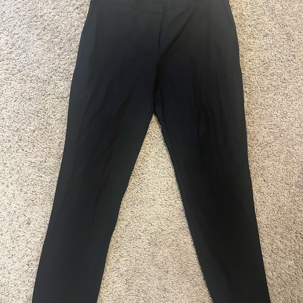 Theory Women's Black Ankle Pants